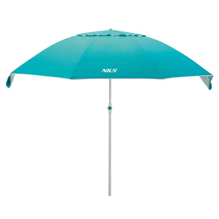 Nils Camp Ομπρέλα Θαλάσσης Σπαστή NC7822 Τιρκουάζ 220cm