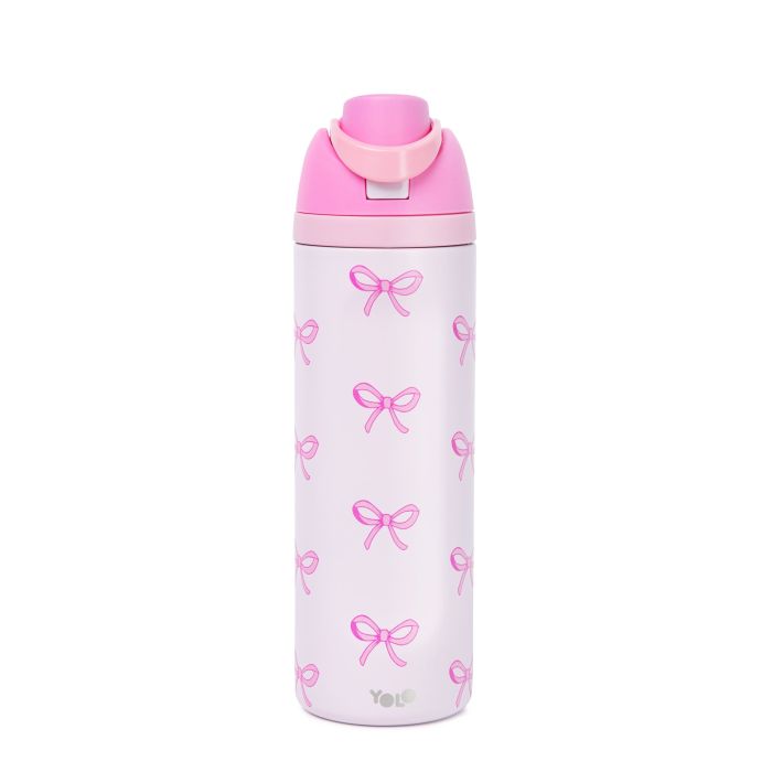 Yolo Μεταλλικό Θερμός 2 Σε 1 Pink Bow 700ml 90592