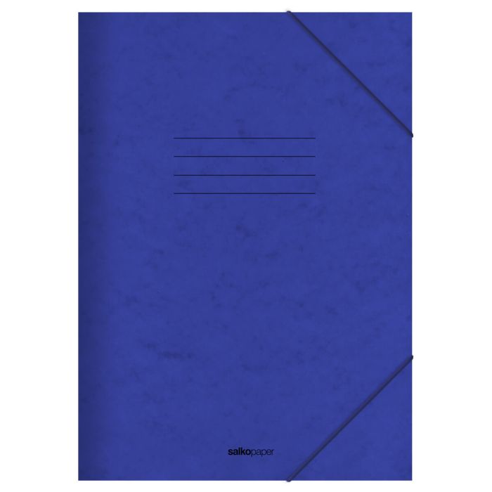 Salko Ντοσιέ Με Λάστιχο Πρεσπάν Γραμμές 25x345m Μπλε