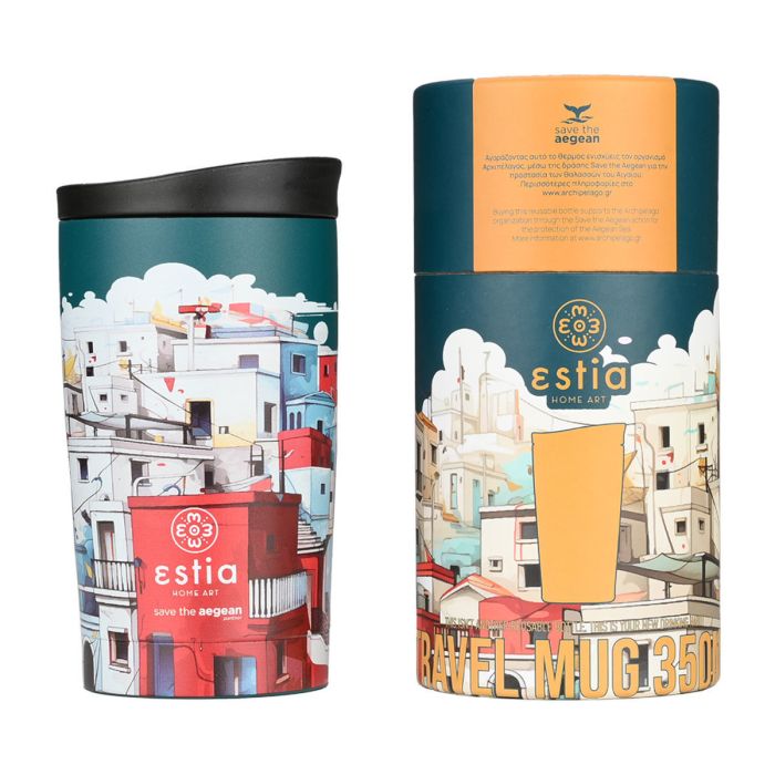 Estia Save The Aegean Θερμός Travel Mug Urban Mythos 350ml