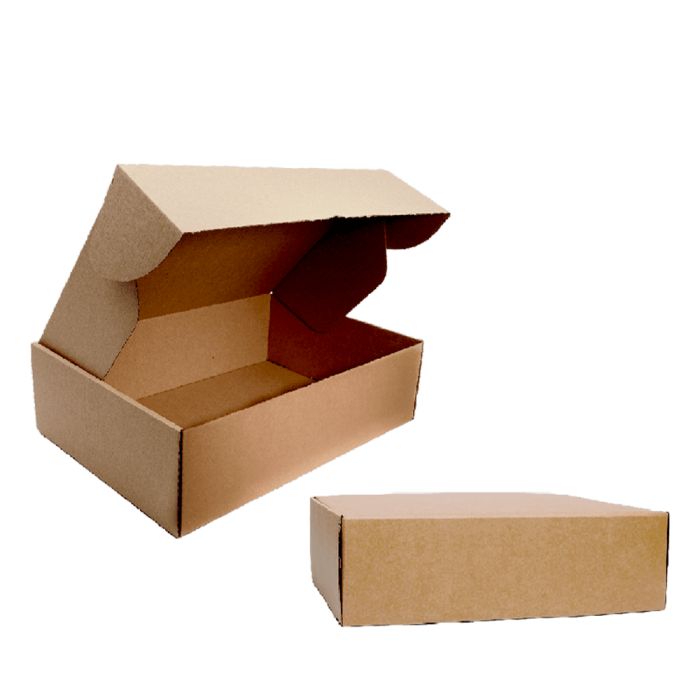 Metron Κουτιά Συσκευασίας Χάρτινα 39x30x14cm Κραφτ 100 τεμ.