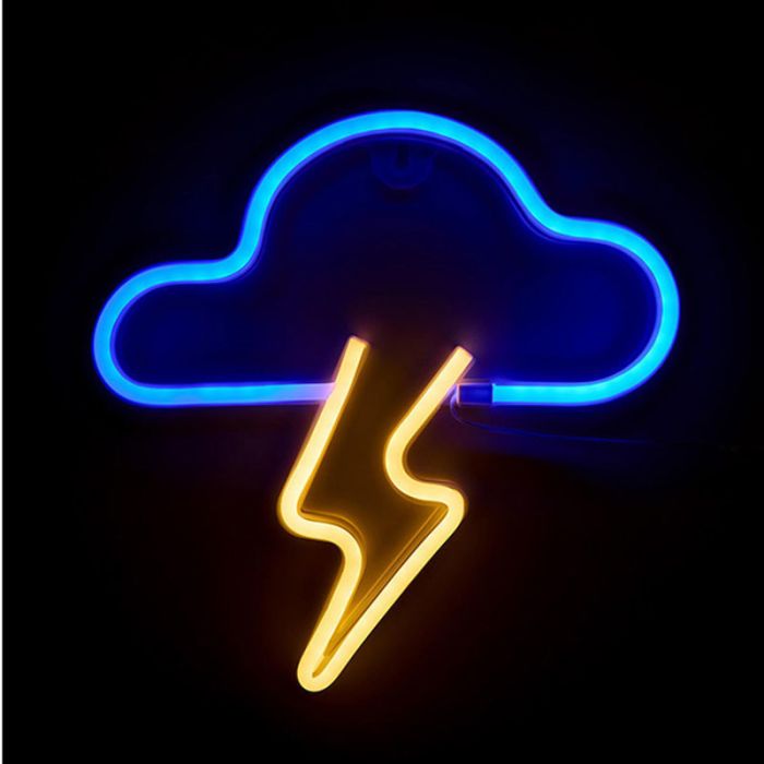 Muitomas Επιτραπέζιο Φωτιστικό Neon LED Κεραυνός