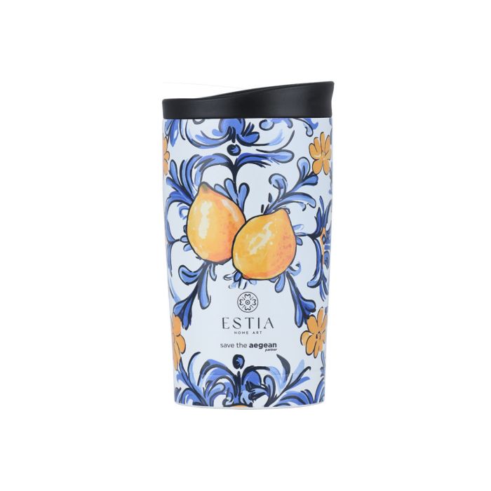Estia Save The Aegean Θερμός Travel Mug Amalfi Coast 350ml