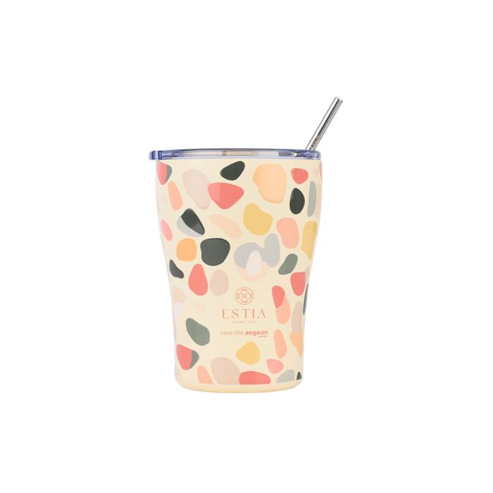 Estia Save The Aegean Θερμός Coffee Mug Hue Pebbles 350ml