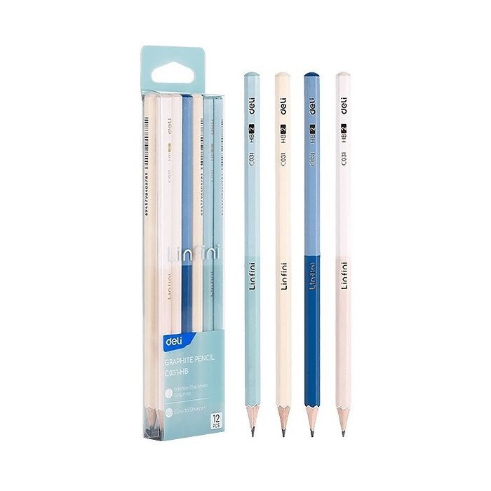 Deli Μολύβι Εξαγωνικό Linfini C031 HB Ασσορτί 1 Τεμάχιο