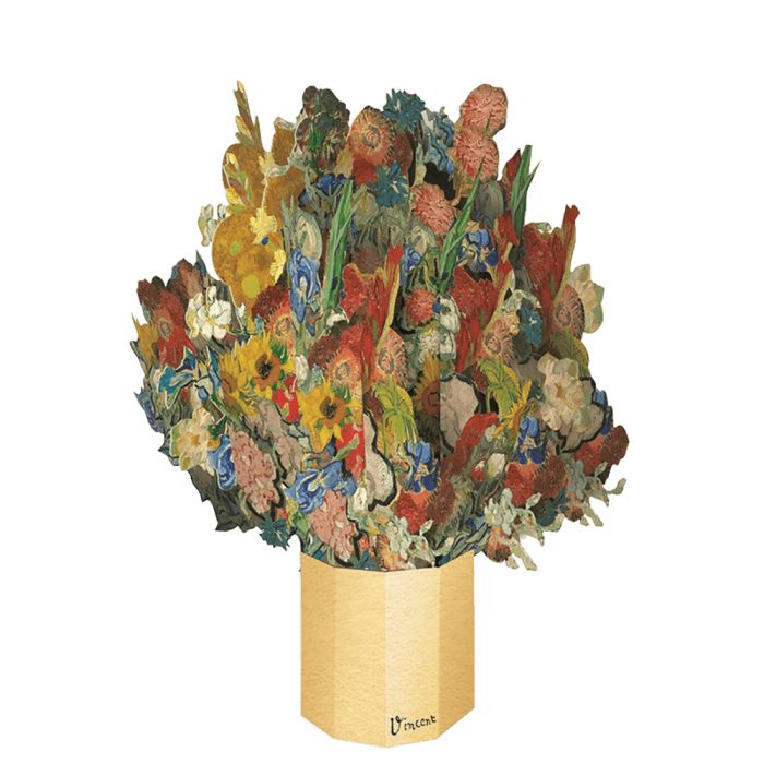 Origamo Ευχετήρια Κάρτα Αναδυόμενη 50η Επέτειος Van Gogh 35x29.1cm Large Flora