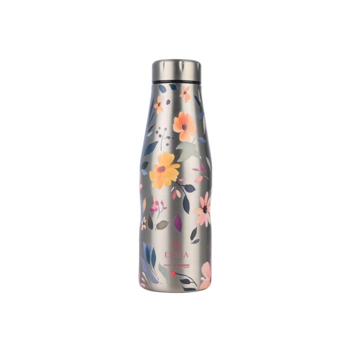 Estia Save The Aegean Θερμός Travel Flask Silver Botanic 500ml