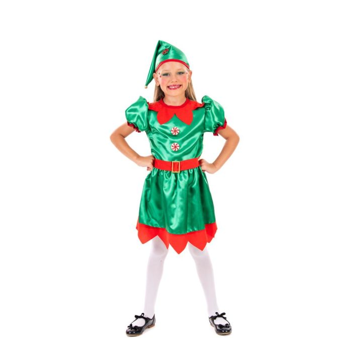 Fun Fashion Στολή Χριστουγέννων Ξωτικό Παιδική Για Κορίτσια
