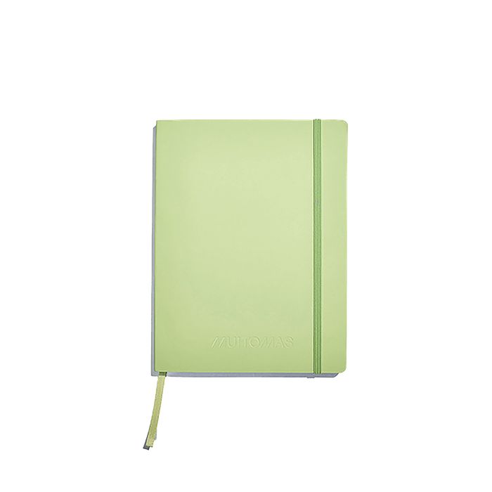 Muitomas Σημειωματάριο Ριγέ Με Λάστιχο Πράσινο 80φ