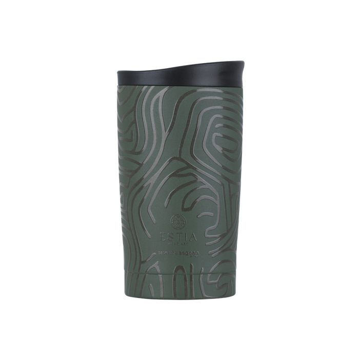 Estia Save The Aegean Θερμός Travel Mug Olive Flow 350ml
