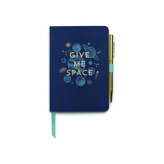 Designworks Ink Σημειωματάριο Journal Vintage Sass Notebook With Pen Give Me Space