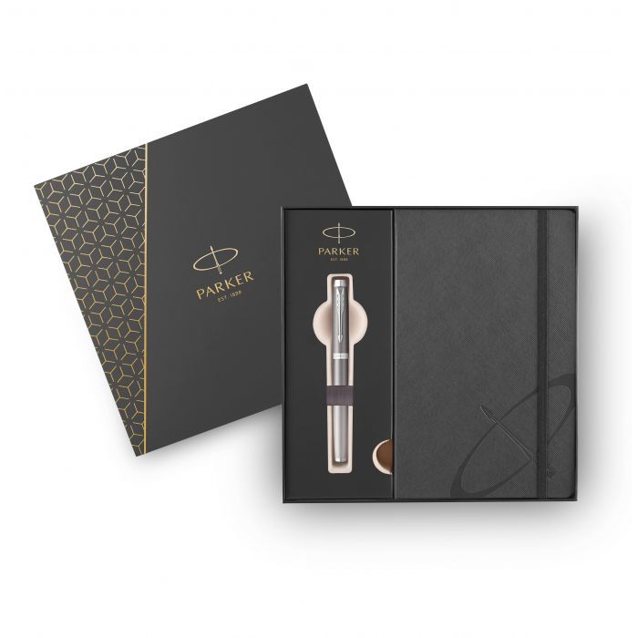 Parker Set Κασετίνα Δώρου Στυλό IM Rituals Grey Rollerball & Notebook