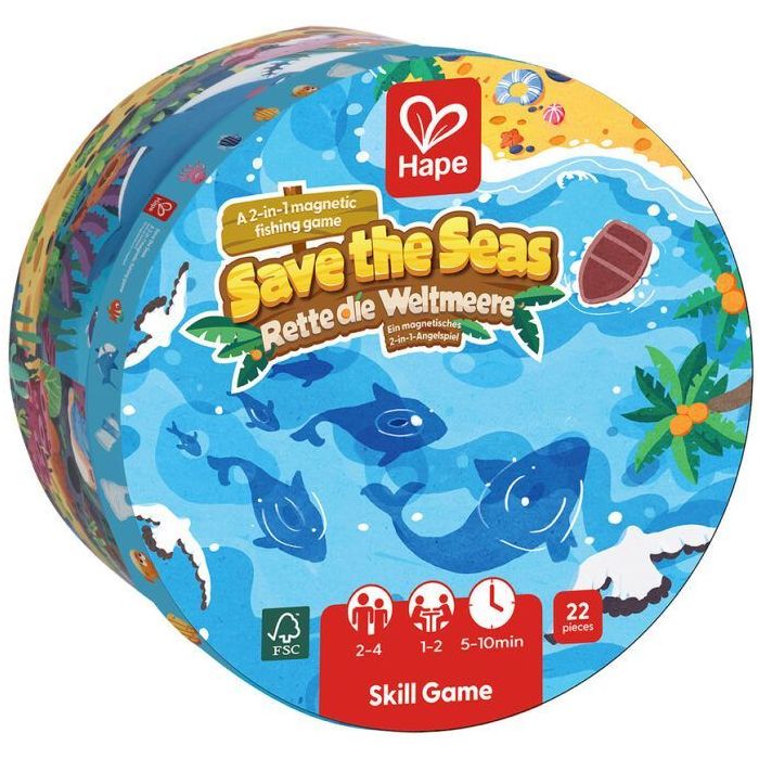 Hape Early Explorer Ξύλινο Magnetic Save The Seas E1104A