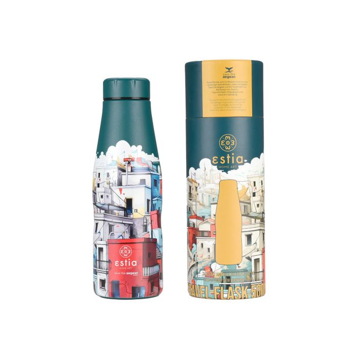 Estia Save The Aegean Θερμός Travel Flask Urban Mythos 500ml