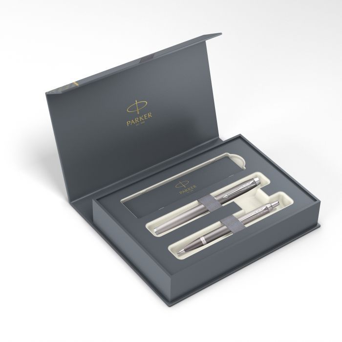 Parker Set Κασετίνα Δώρου Στυλό IM Rituals Grey Ballpoint & Rollerball