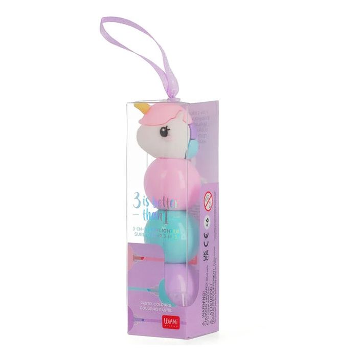 Legami 3 Is Better Than 1 Unicorn 3 Highlighters MUMAKIT1