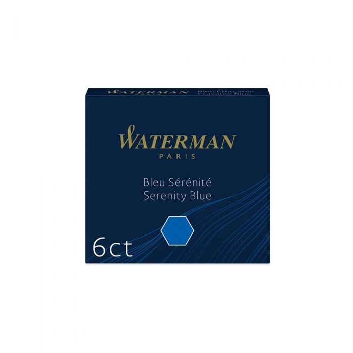 Waterman Αμπούλες Μελάνης Για Πένα Florida Blue 8 Τεμ.