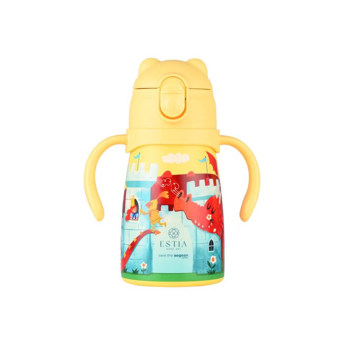 Estia Παγούρι Θερμός Bubble Bottle Save The Aegean Fortress Dragon 300ml