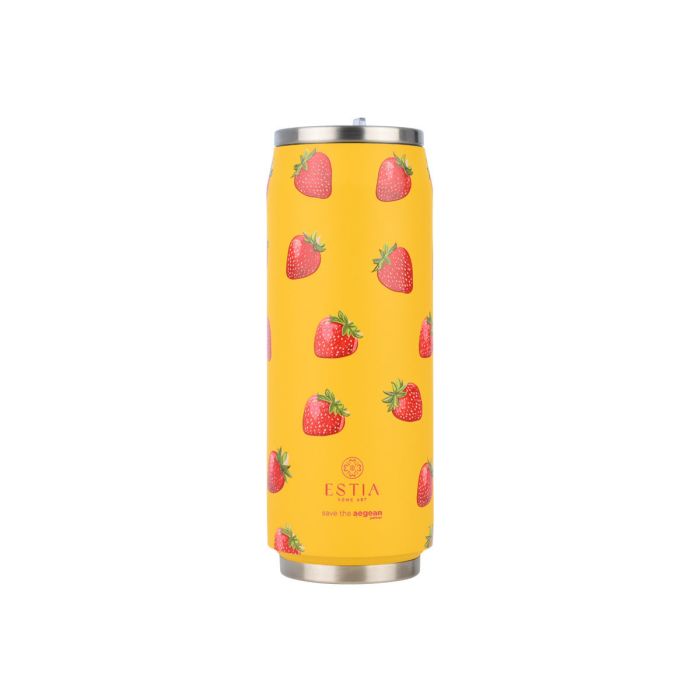 Estia Save The Aegean Θερμός Travel Cup Berry Bright 500ml