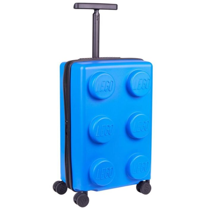 Lego Merchandise Βαλίτσα Ταξιδίου Trolley Small Cabin Brick 2x3 Blue 20290-0023