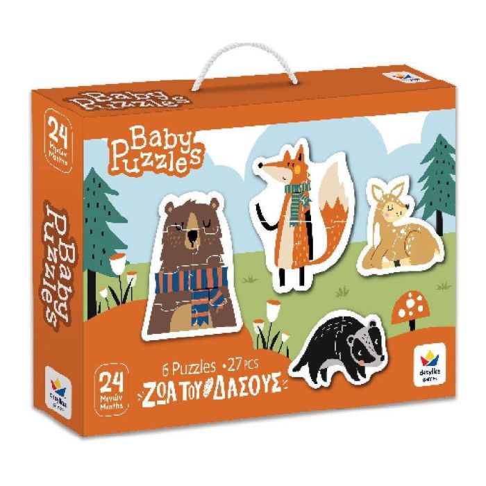Δεσύλλας Παζλ Baby Puzzles Ζώα Του Δάσους 101502
