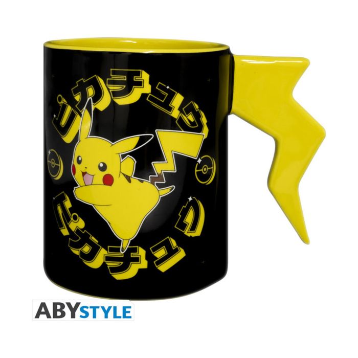 Abysse Κούπα Pokemon Pikachu Lightening Bolt 3D Handle Mug ABYMUGA345