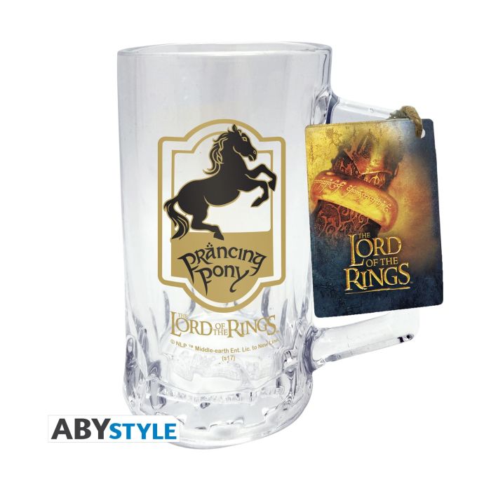 Abysse Ποτήρι Μπύρας Lord Of The Rings Prancing Pony Beer Glass 500ml ABYVER024