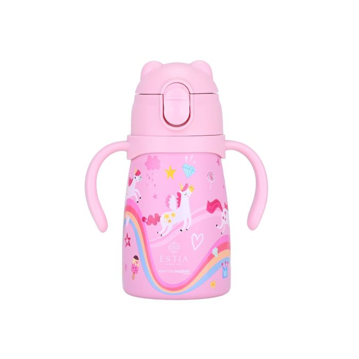 Estia Παγούρι Θερμός Bubble Bottle Save The Aegean Rainbow Dreams 300ml