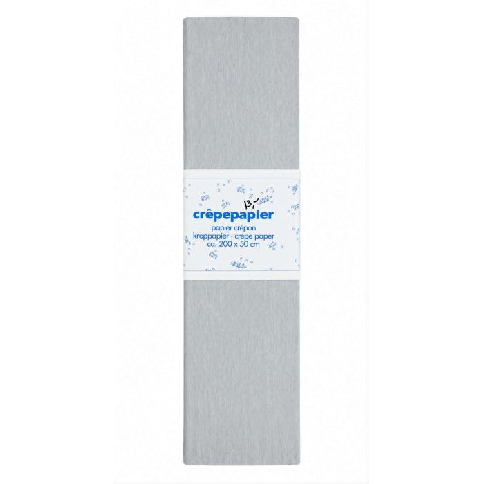Crepepaier Χαρτί Γκοφρέ Ασημί 50 x 200 cm