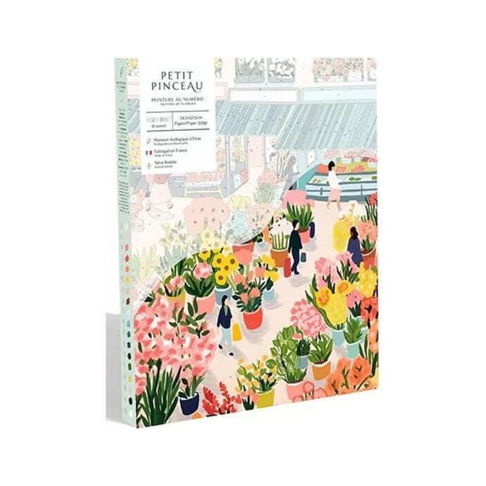 La Petite Epicerie Pinceau Paint By Numbers Kit Flower Market