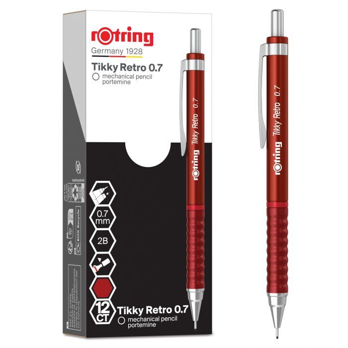 Rotring Tikky Μηχανικό Μολύβι Retro Red 0.7mm
