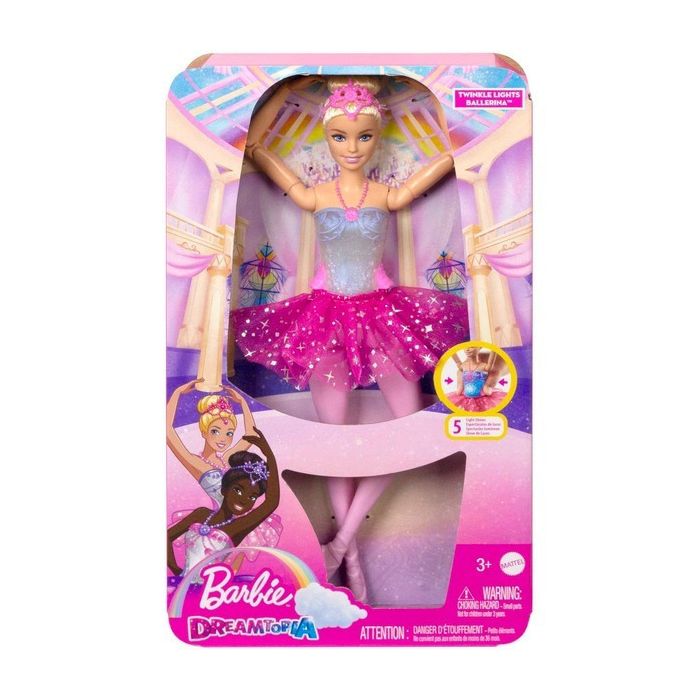 Mattel Barbie Dreamtopia Magic Light Ballerina HLC25