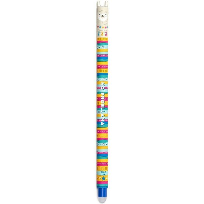 Legami Στυλό Erasable Με Γόμα Μαύρο Llama Blue EP0064 0,7mm