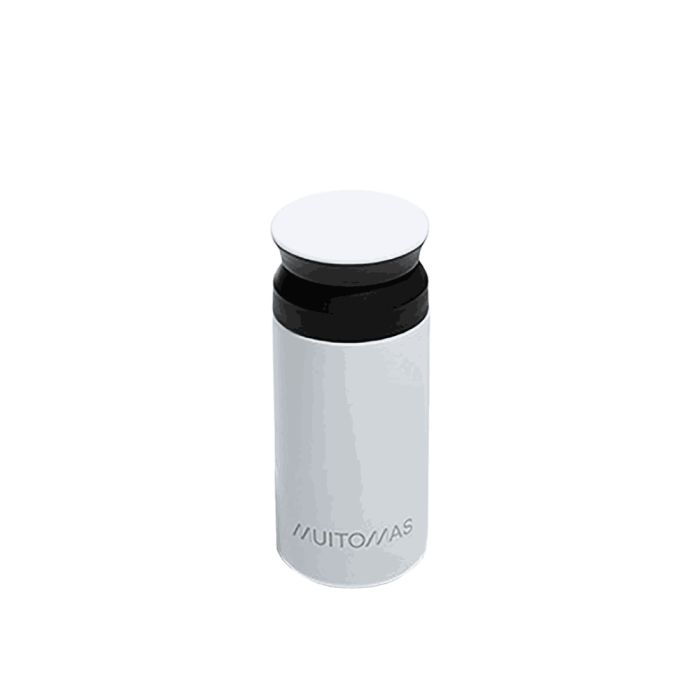 Muitomas Θερμός Παγούρι Ατσάλι Λευκό 350ml