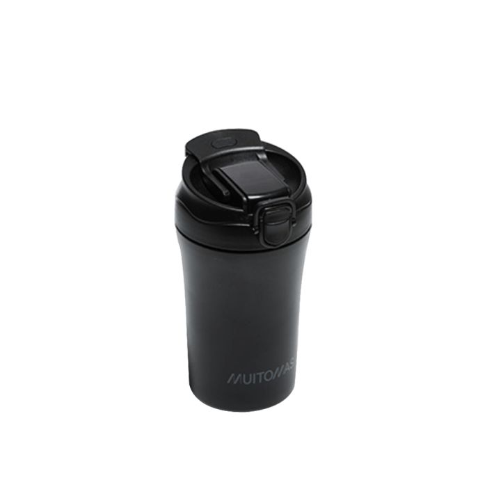 Muitomas Θερμός Καφέ Ατσάλι Μαύρο 350ml
