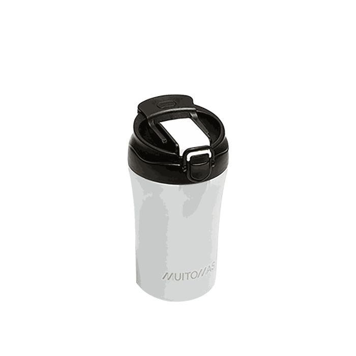 Muitomas Θερμός Καφέ Ατσάλι Λευκό 350ml
