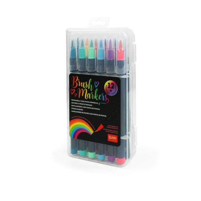 Legami Μαρκαδόροι Ζωγραφικής Brush Markers Set 12 Τεμ. BUMA0001