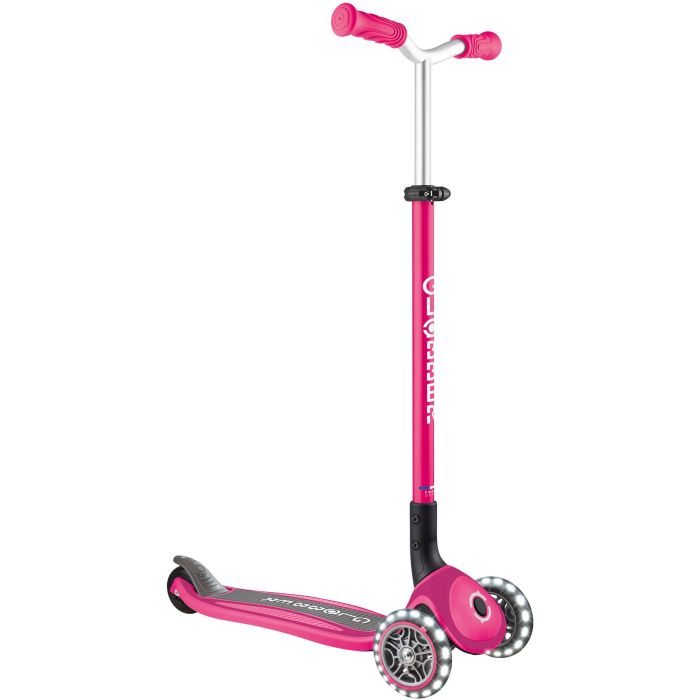 Globber Scooter Τρίτροχο Πατίνι Master Lights Pink 663-110