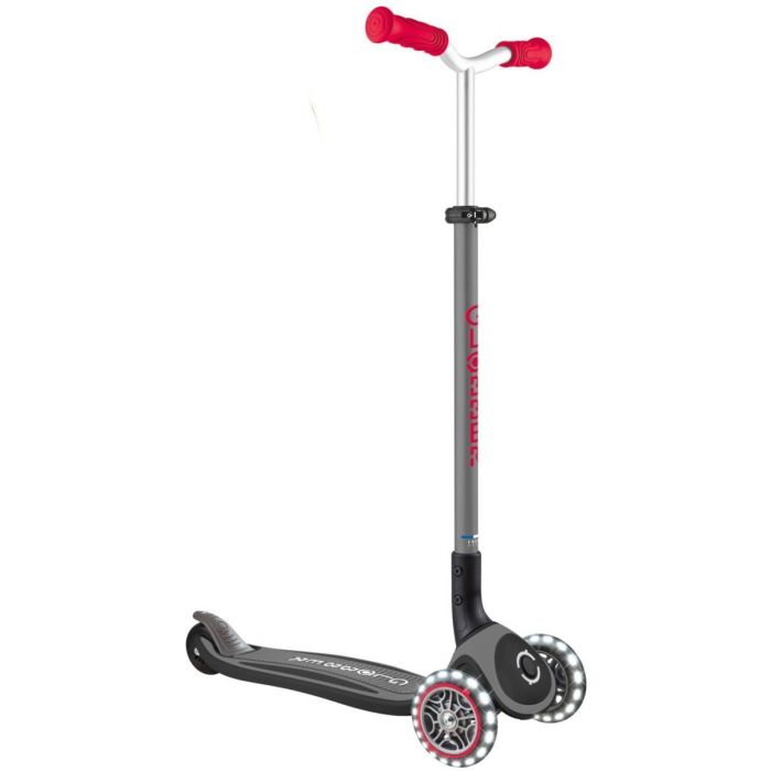 Globber Scooter Τρίτροχο Πατίνι Master Lights Black-Red 663-120