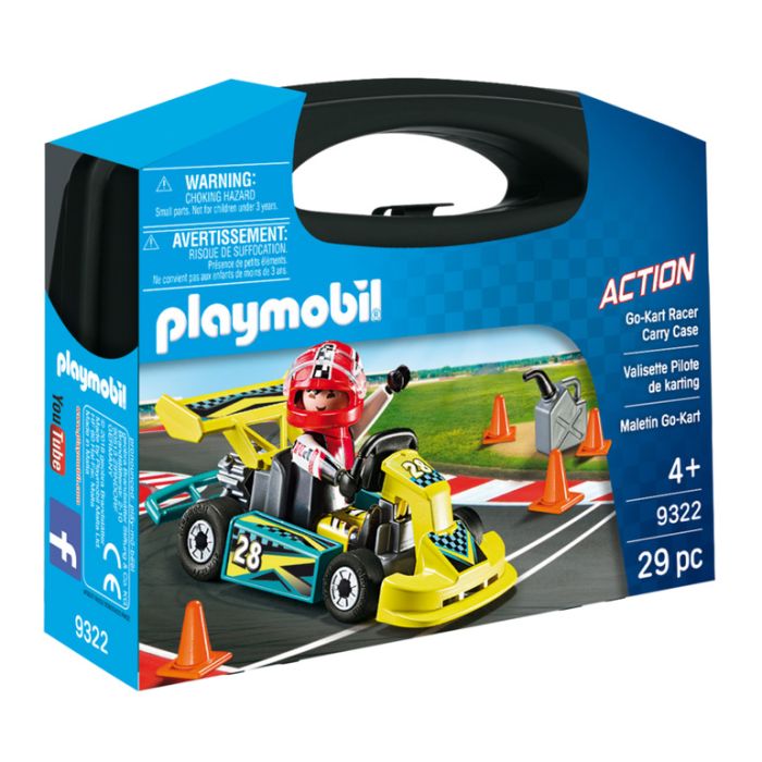 Playmobil Action 9322 Βαλιτσάκι Go Kart
