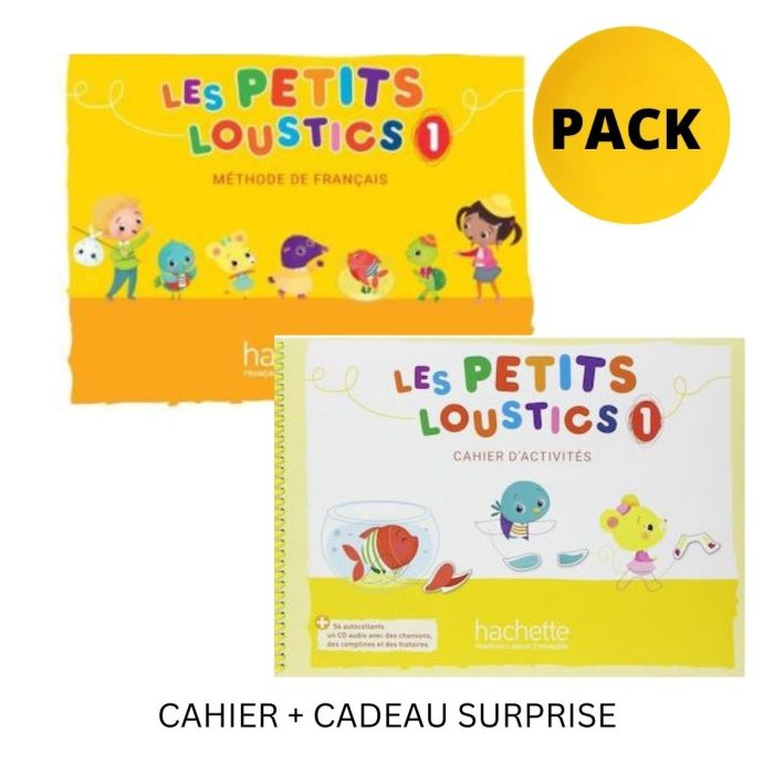 Pack Les Petits Loustics 1 Cahier + Cadeau Surprise 9782024240074