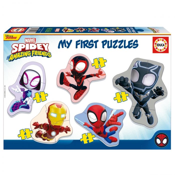 Educa Παζλ 3/3/4/4/5 τεμ. My First Puzzles Spidey