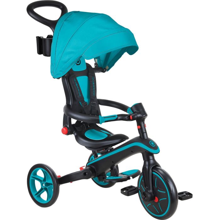 Globber Τρίκυκλο Trike Explorer Foldable 4 In 1 - Teal 732-105