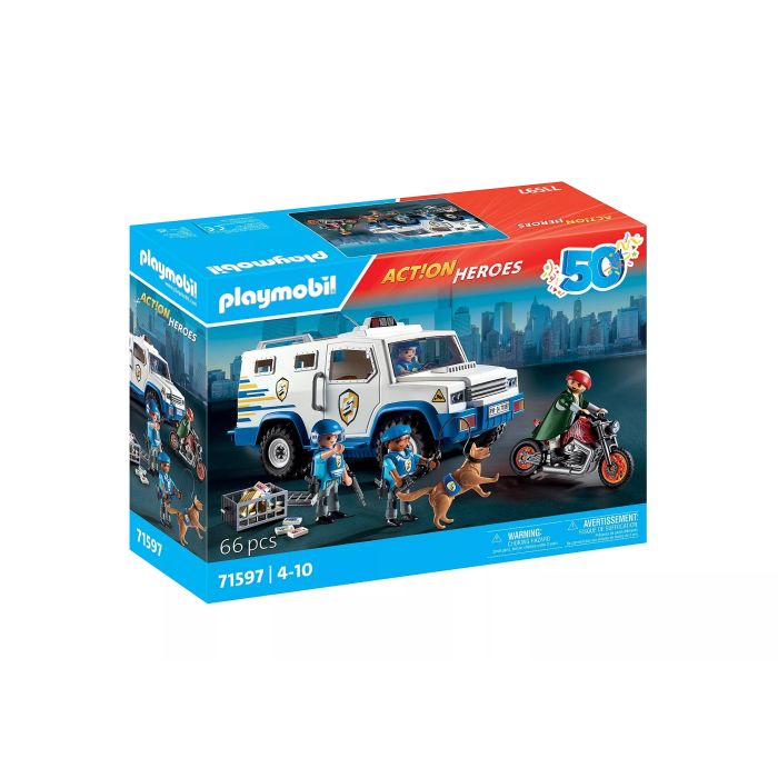 Playmobil Action 71597 Όχημα Χρηματοαποστολής