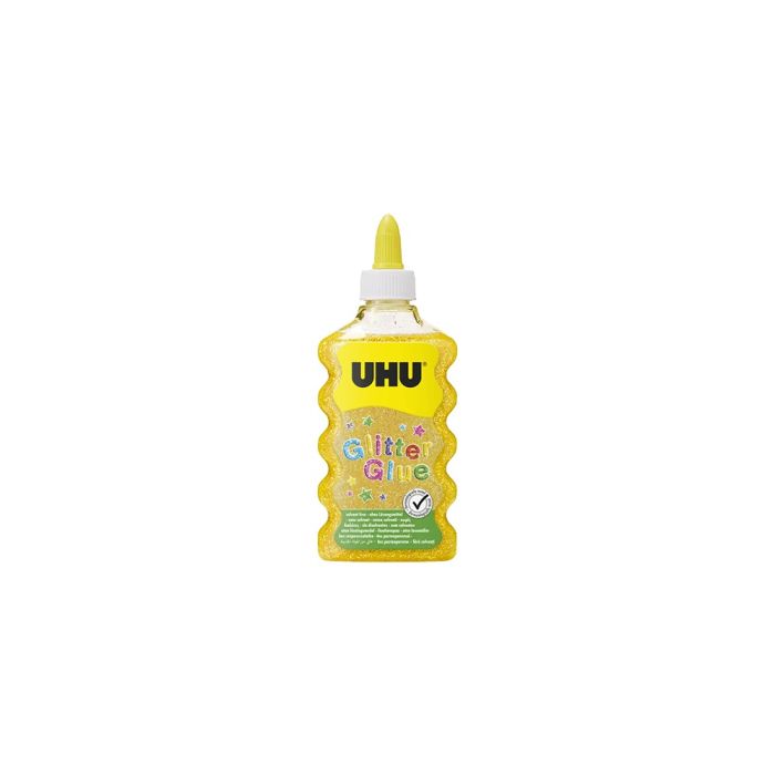 UHU Χρυσόκολλα Μπουκάλι Χρυσό 177ml