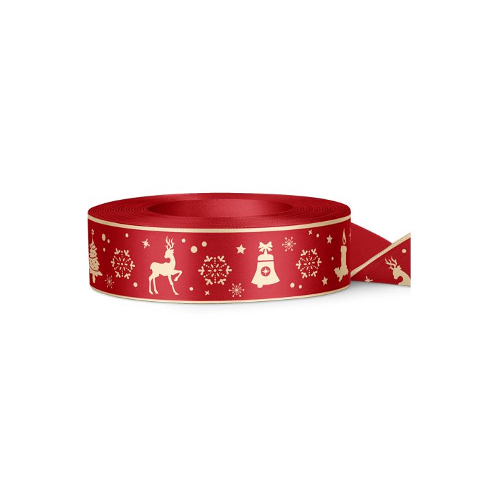 Fabi Κορδέλα Τυπωμένη Xmas Gloden Classic 4cmx5m
