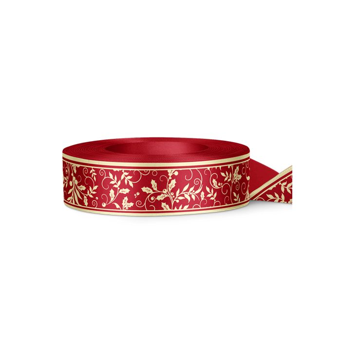Fabi Κορδέλα Τυπωμένη Xmas Gloden Baroque 4cmx5m