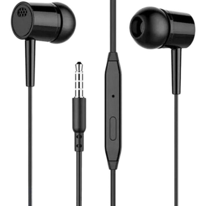 Jes Ακουστικά Ενσύρματα DR02 Black 3.5mm