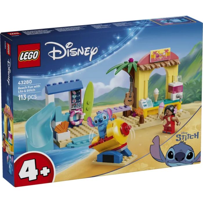 Lego 43280 Disney Stitch Beach Fun With Lilo And Stitch