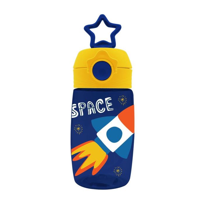 Must Παγούρι PCTG Με Καλαμάκι Και Αστέρι Space 480ml 586442